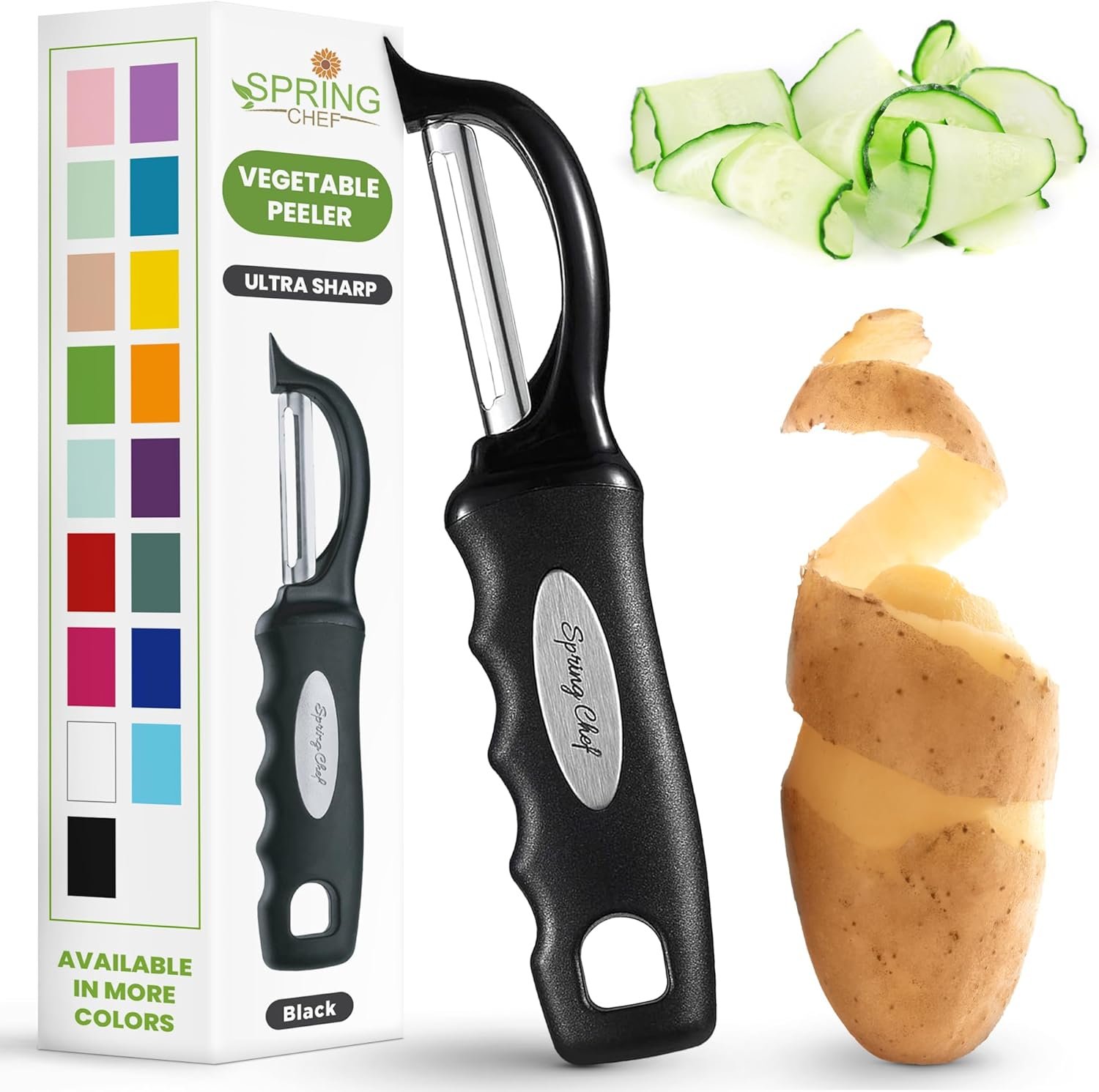 Spring Chef Premium Swivel Vegetable Peeler product photo