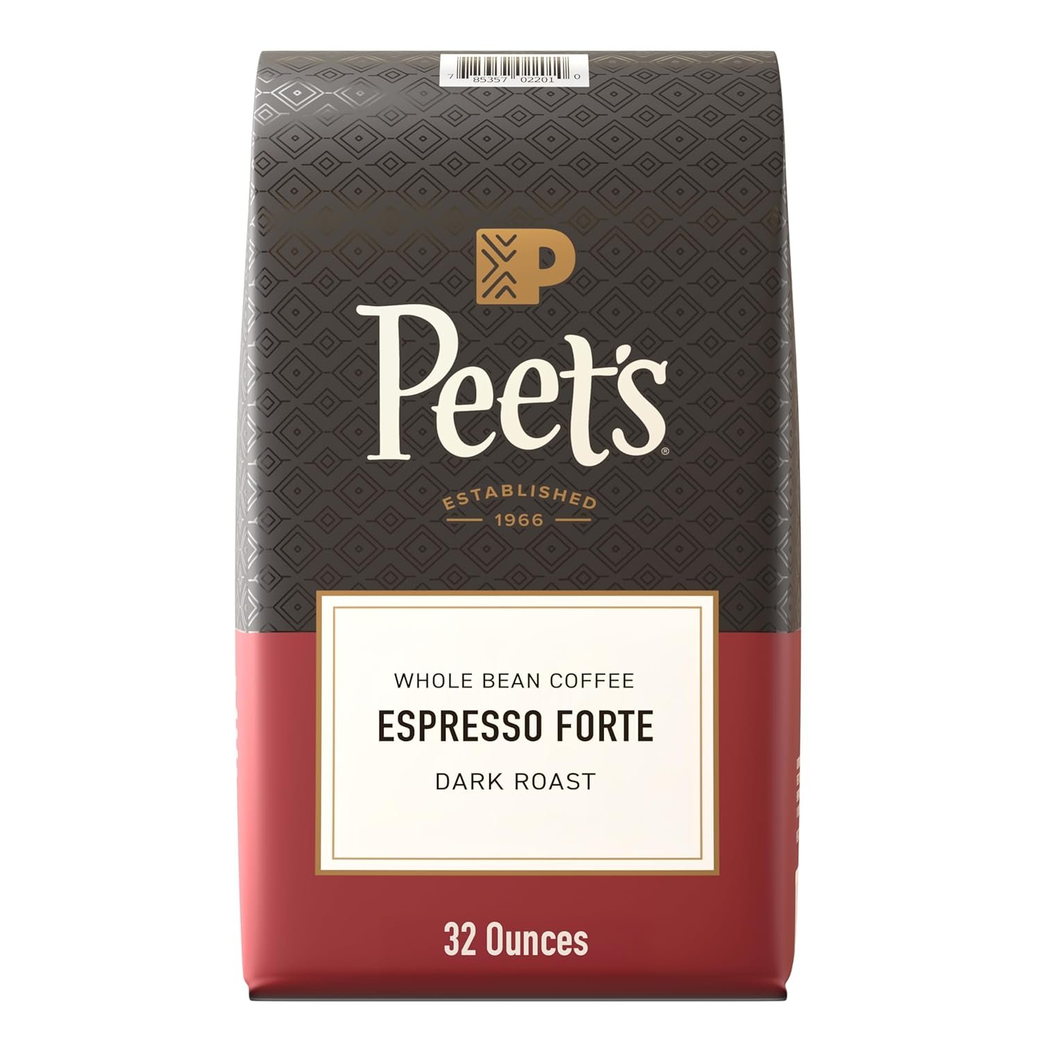 Peet's Coffee Dark Roast Whole Bean, Espresso Forte 32oz product photo