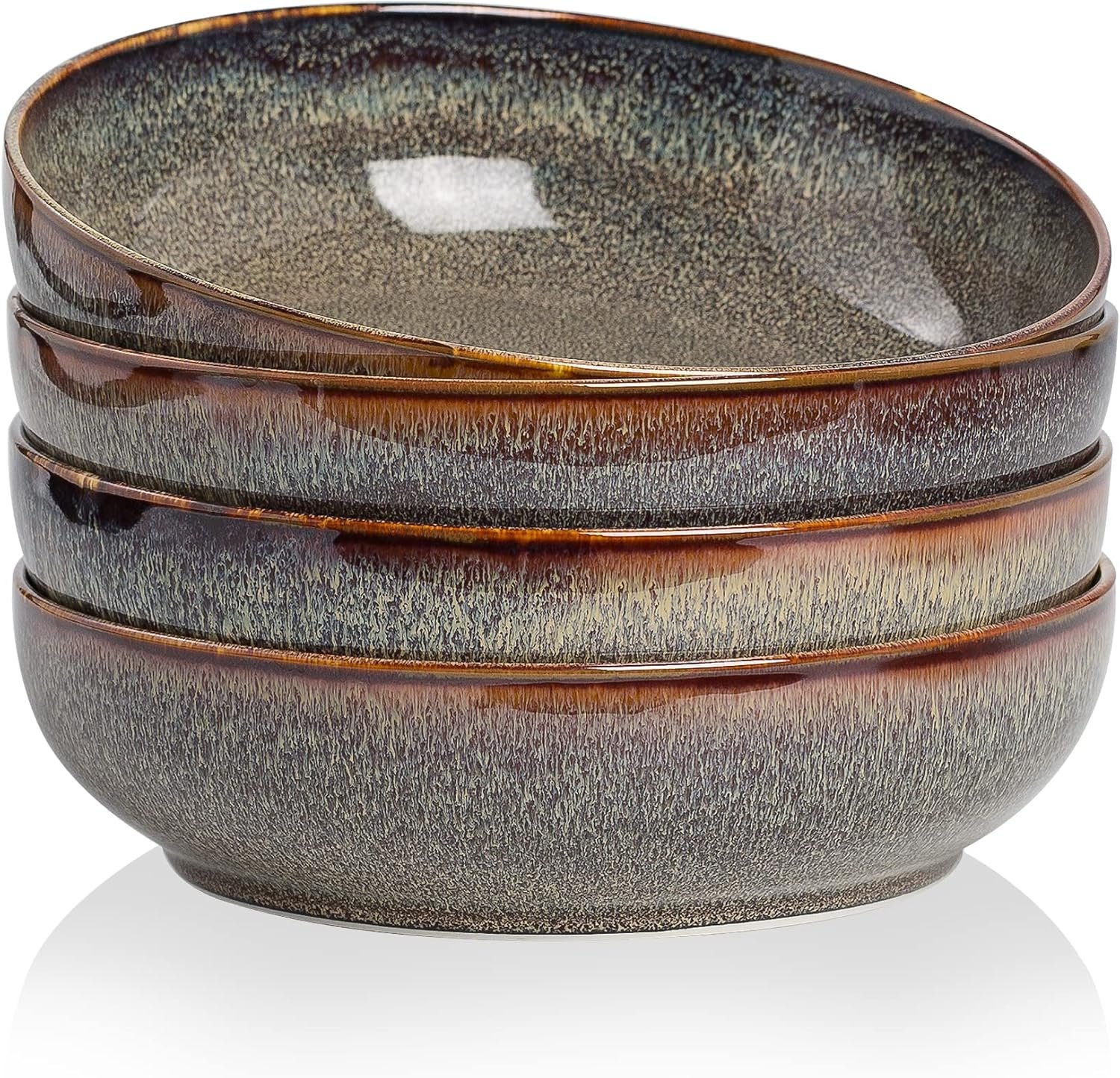 KYBSCZ 30oz Ceramic Bowls Set of 4 product photo