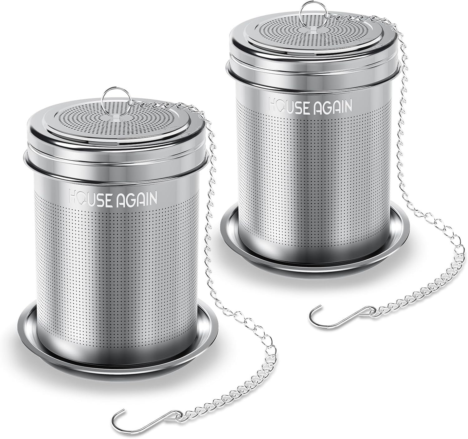 Stainless Steel Spice Shaker with Extended Lid product photo